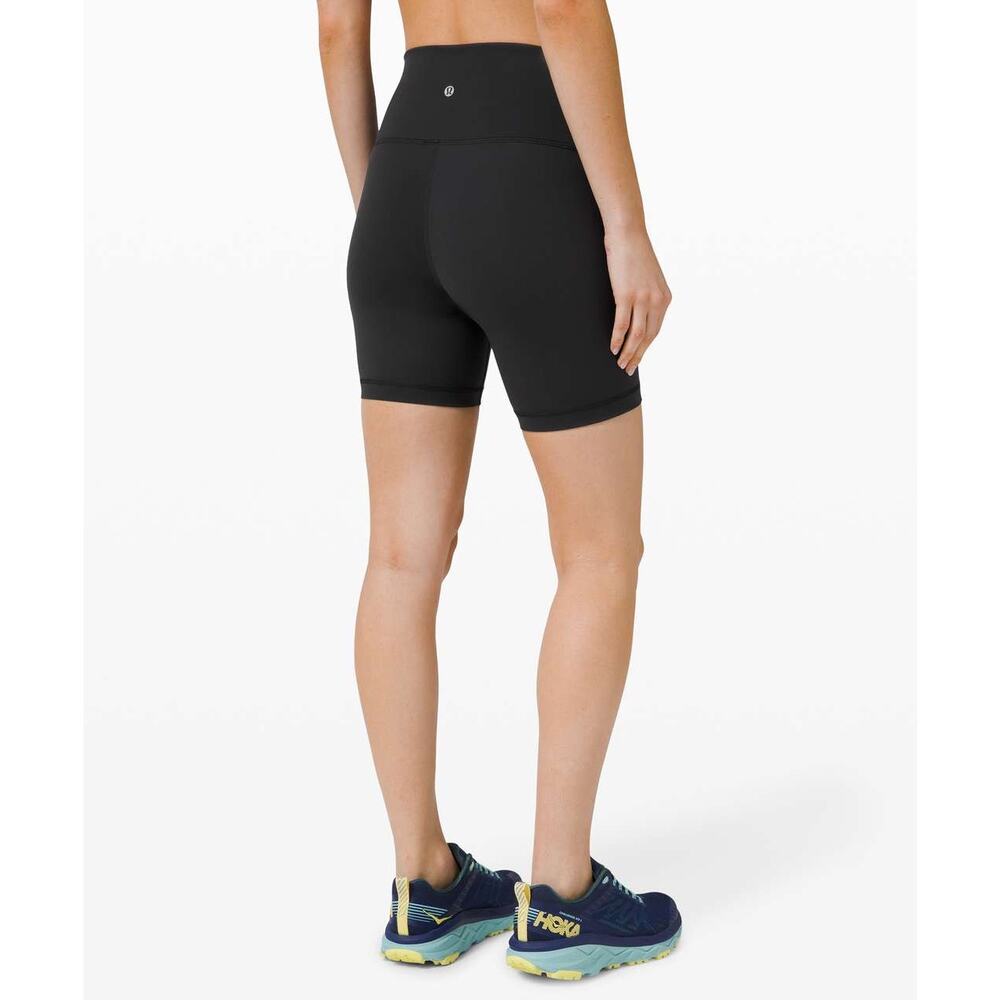 Lululemon Wunder Train High-Rise Short 6" Black Athleisure Gym Work Out sz 4 - Picture 3 of 11